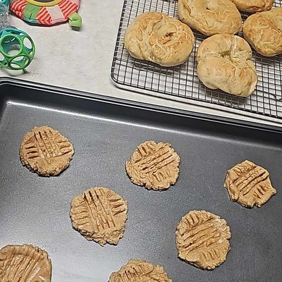 Sourdough Discard Peanut Butter Cookies