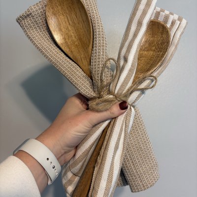 Dish Towel And Spoon Set