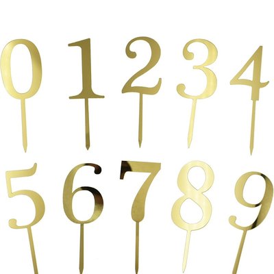 Number Cake Topper
