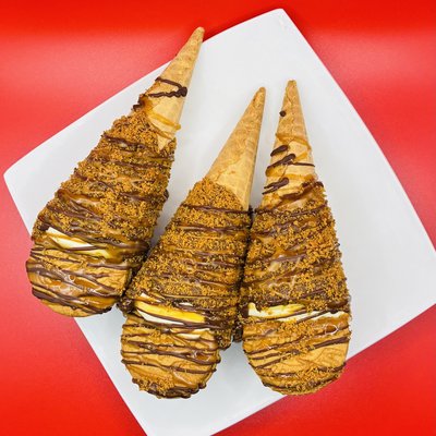 Set Of 3 The Biscoff Cheesecake Cone Experience