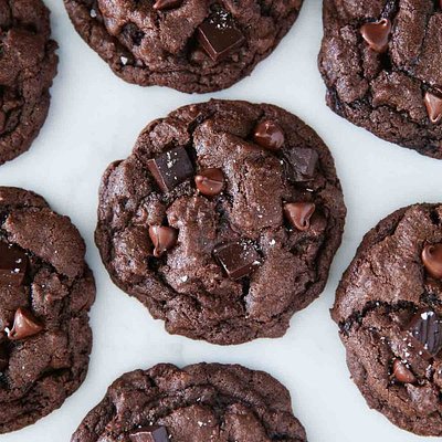 Triple Chocolate Chip Cookies 