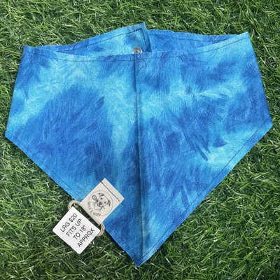 Large Blue Tie-Dye