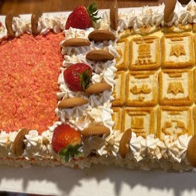 Half And Half sheet cakes