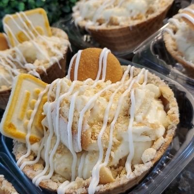 Banana Pudding Waffle Bowls (each) Min 6