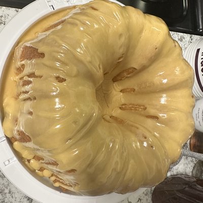 Salted Caramel Pound Cake 