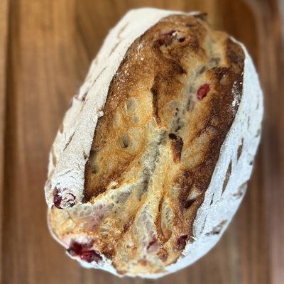 Cranberry Pecan Sourdough Bread 🍁 