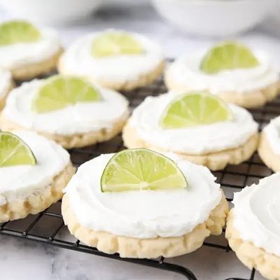 Large Frosted Sugar Cookies