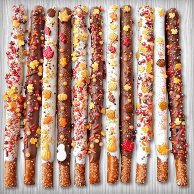 1/2 Dozen Chocolate Covered Pretzel Sticks