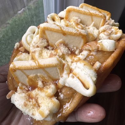 Banana Pudding Cheesecake Tacos
