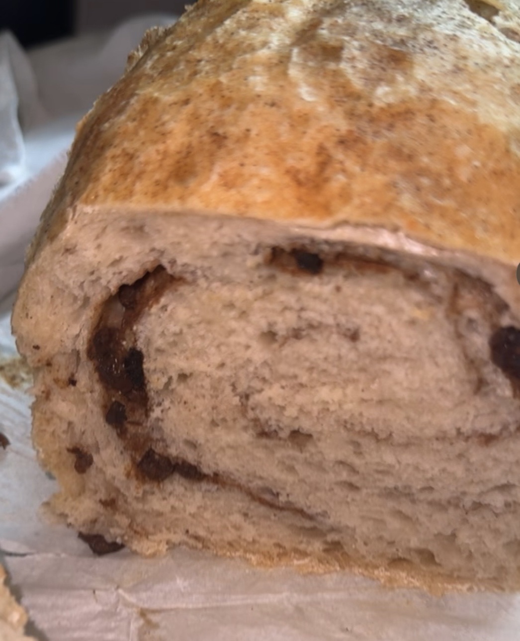 Cinnamon Raisin Swirl Loaf
