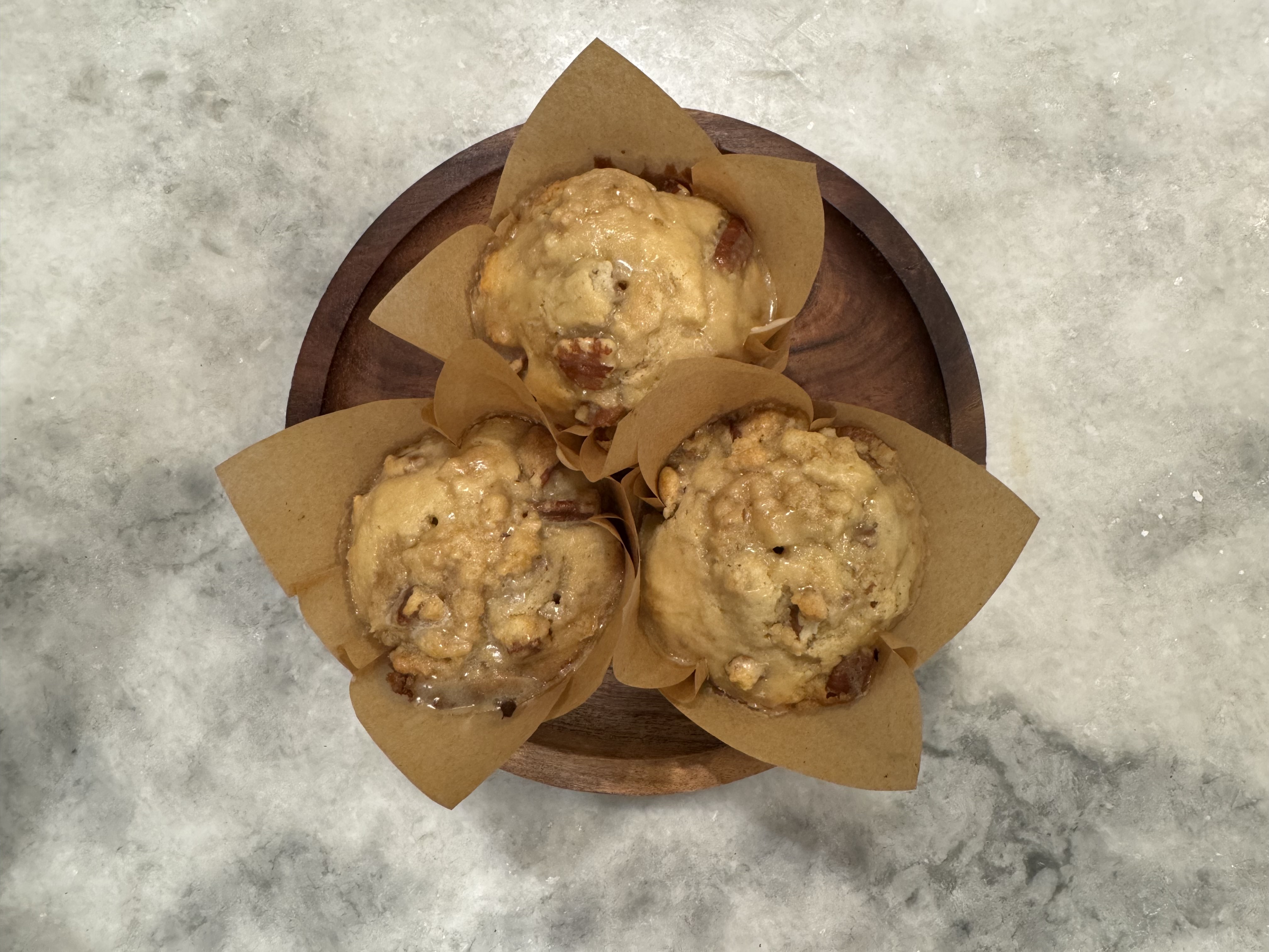 Glazed Maple Pecan Muffins - 4 Pack 