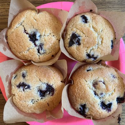 Sourdough Blueberry Muffins (4-Pack) 蓝莓酸种马芬
