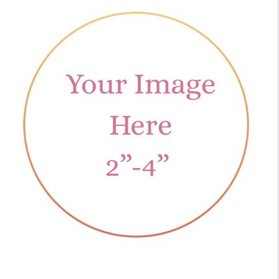 2”-4” Customized Circle Images 
