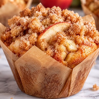 Apple Cinnamon Crumble Muffins 