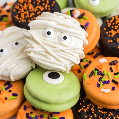 A Set Of 24 Chocolate Covered Oreos