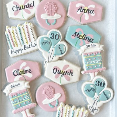 Custom Decorated Sugar Cookies, any theme