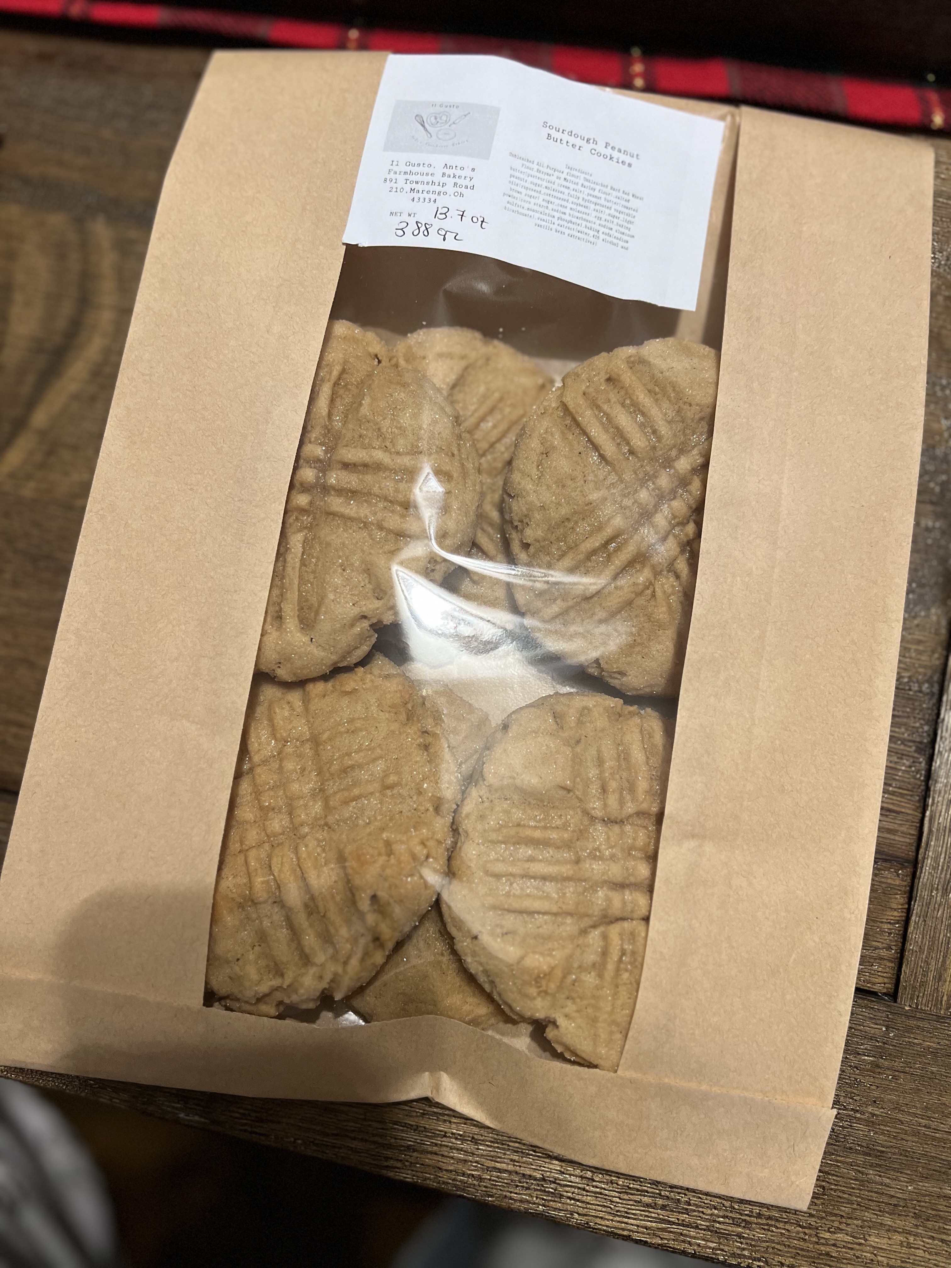 Sourdough Peanut Butter Cookies