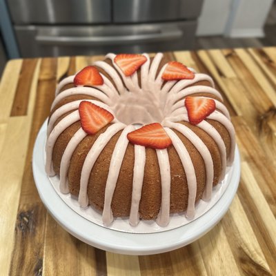 Strawberry Bundt Cake