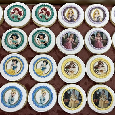 Custom Sugar Cookies - Edible Print Design W/piping