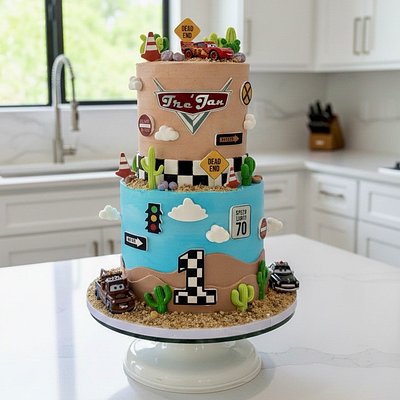 Two Tier Custom Cakes