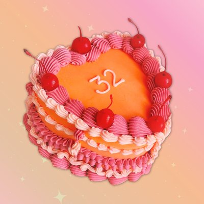 8” cake