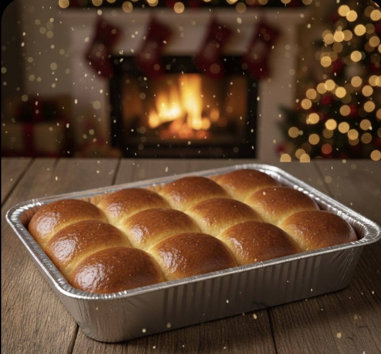 12ct Yeast Dinner Rolls With Cinnamon Honey Butter 