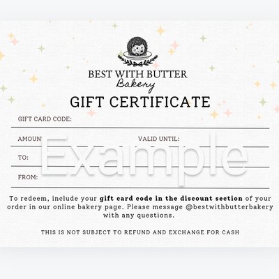 Gift Certificate 
