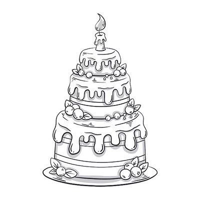 8" + 6" Custome Tiered Cakes