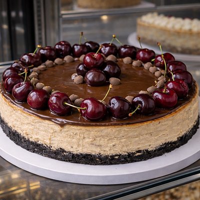 Chocolate Cherry Cheesecake