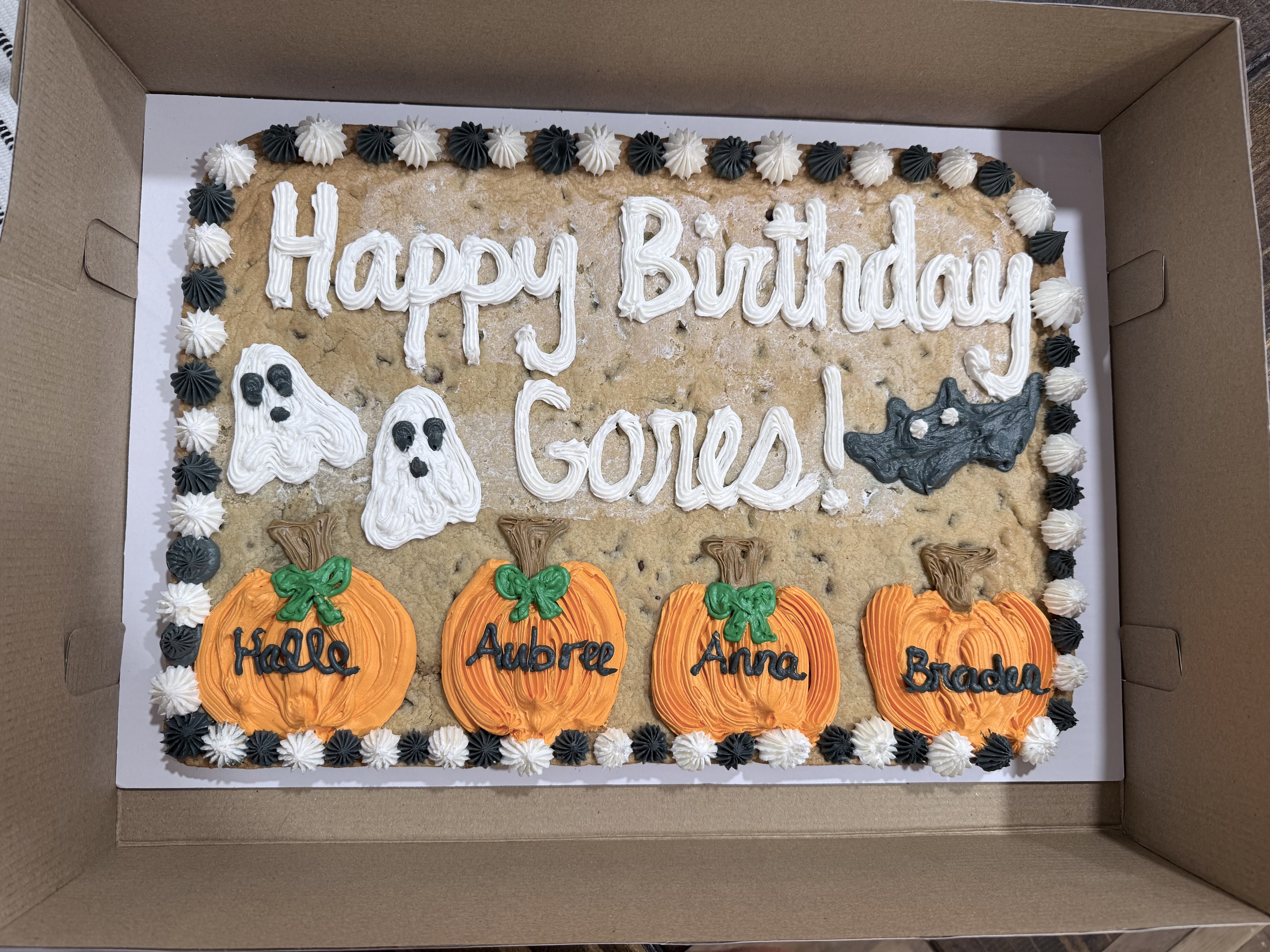 Large Rectangle Cookie Cake 