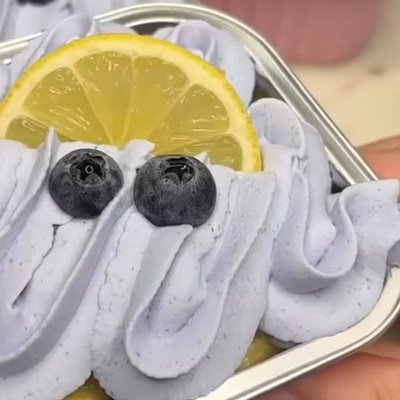 Blueberry Lemon Tres Leches Mini Cake 