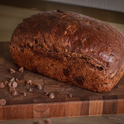 Double Chocolate Sourdough Sandwich Loaf 