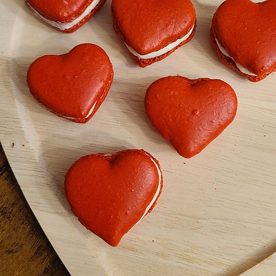 Heart Shaped Macarons