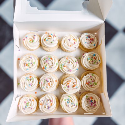 Custom Frosted Mini Sugar Cookies - 16 Piece