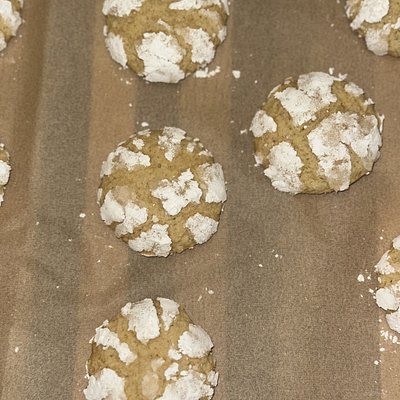 6 Lemon Crinkle Cookies 