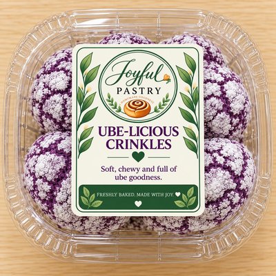 Ube-licious Crinkles - BEST SELLER Box of 8