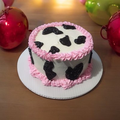 Cow Print Cake 