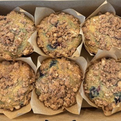 Sourdough Blueberry Muffins - 6 Pack