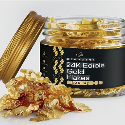 Gold or Silver Leaf Accents