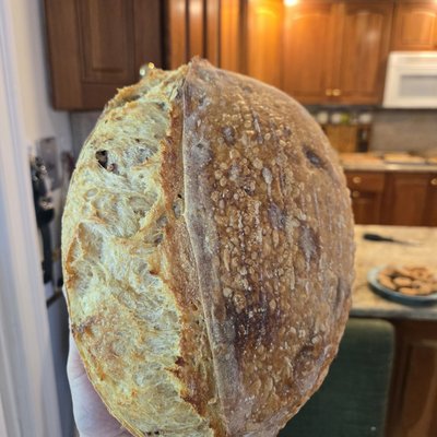 Pumpkin Pecan Crunch Sourdough Loaf
