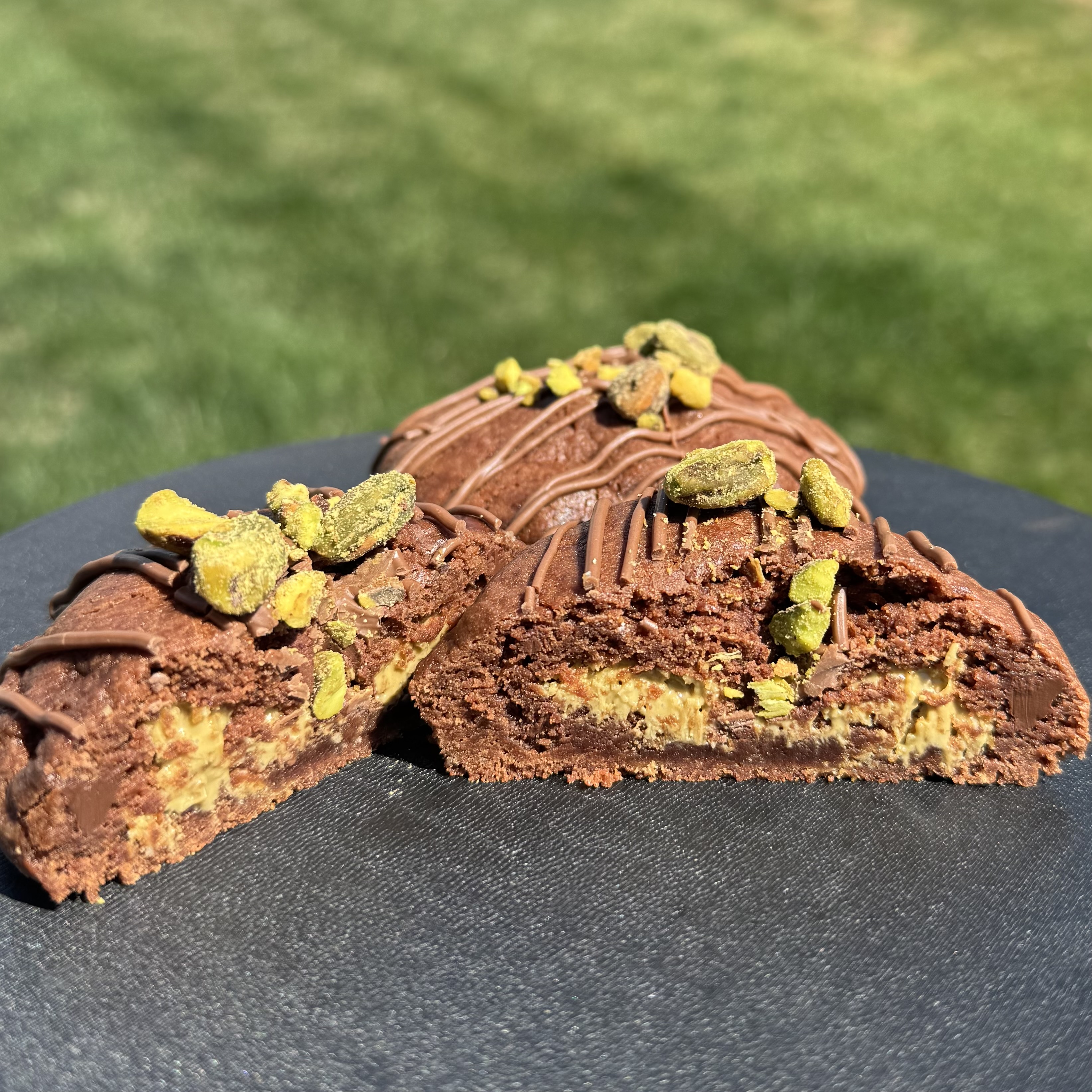 Chocolate Dubai Stuffed Large Cookie