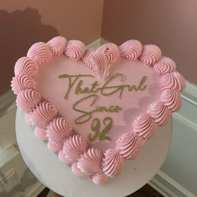 7 Inch Heart Cake 