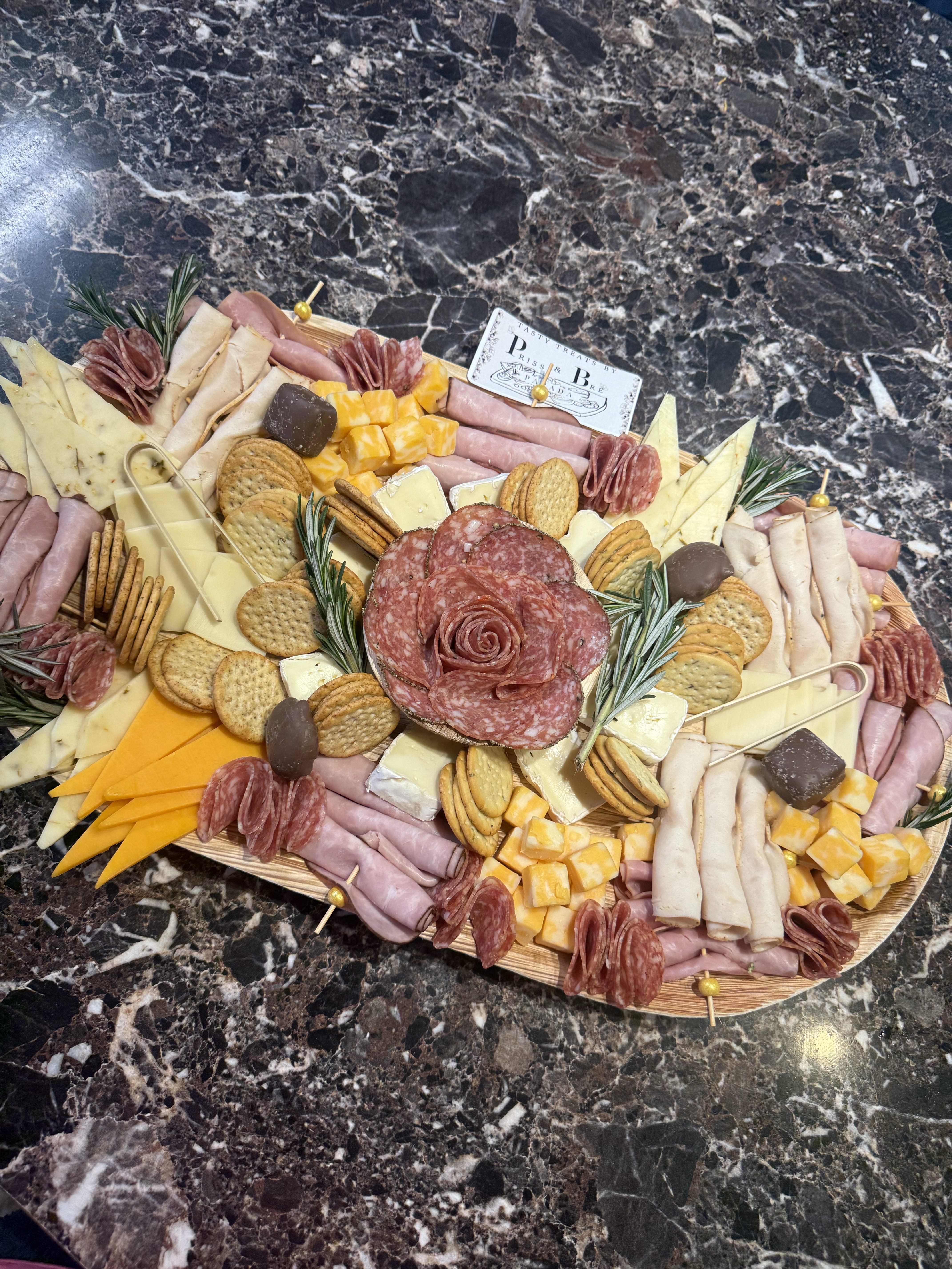 Large. Meat & Cheese. Board 