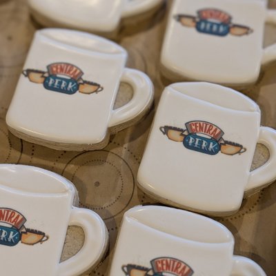 Logo Only "Window Treatment" Dozen Cookies/ Printed Logo Cookies
