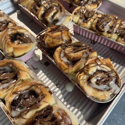 Nutella Cinnamon Roll Bites