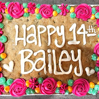 12x18 Rectangle Cookie Cake 