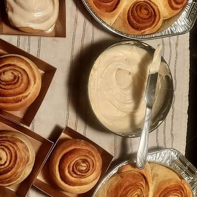 OG Cinnamon Roll, Banana Bread Rolls,  Blueberry Rolls