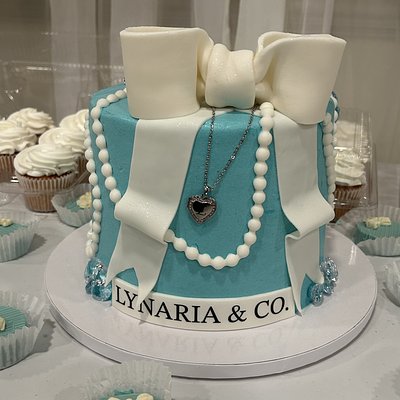 Tiffany & Co Inspired Cake