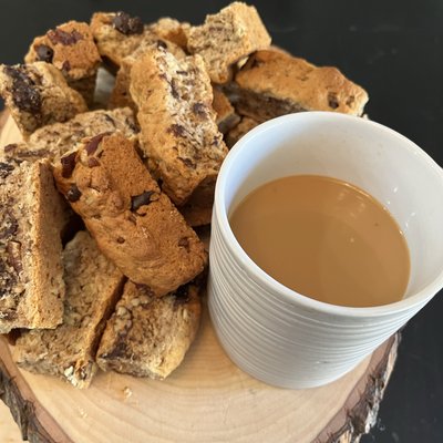 Coffee Dippers - Dark Choc, Almond & Coconut