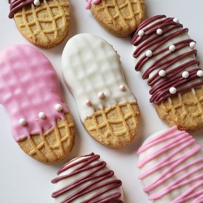 3 Chocolate Covered Nutter Butter Cookies